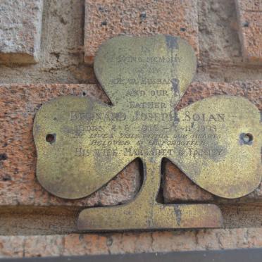 SOLAN Bernard Joseph 1919-1998