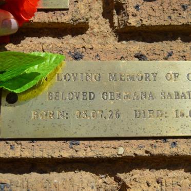 SABATO Germana 1926-1999