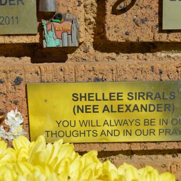 SIRRALS Shellee nee ALEXANDER