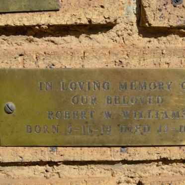 WILLIAMS Robert W. 1913-1991