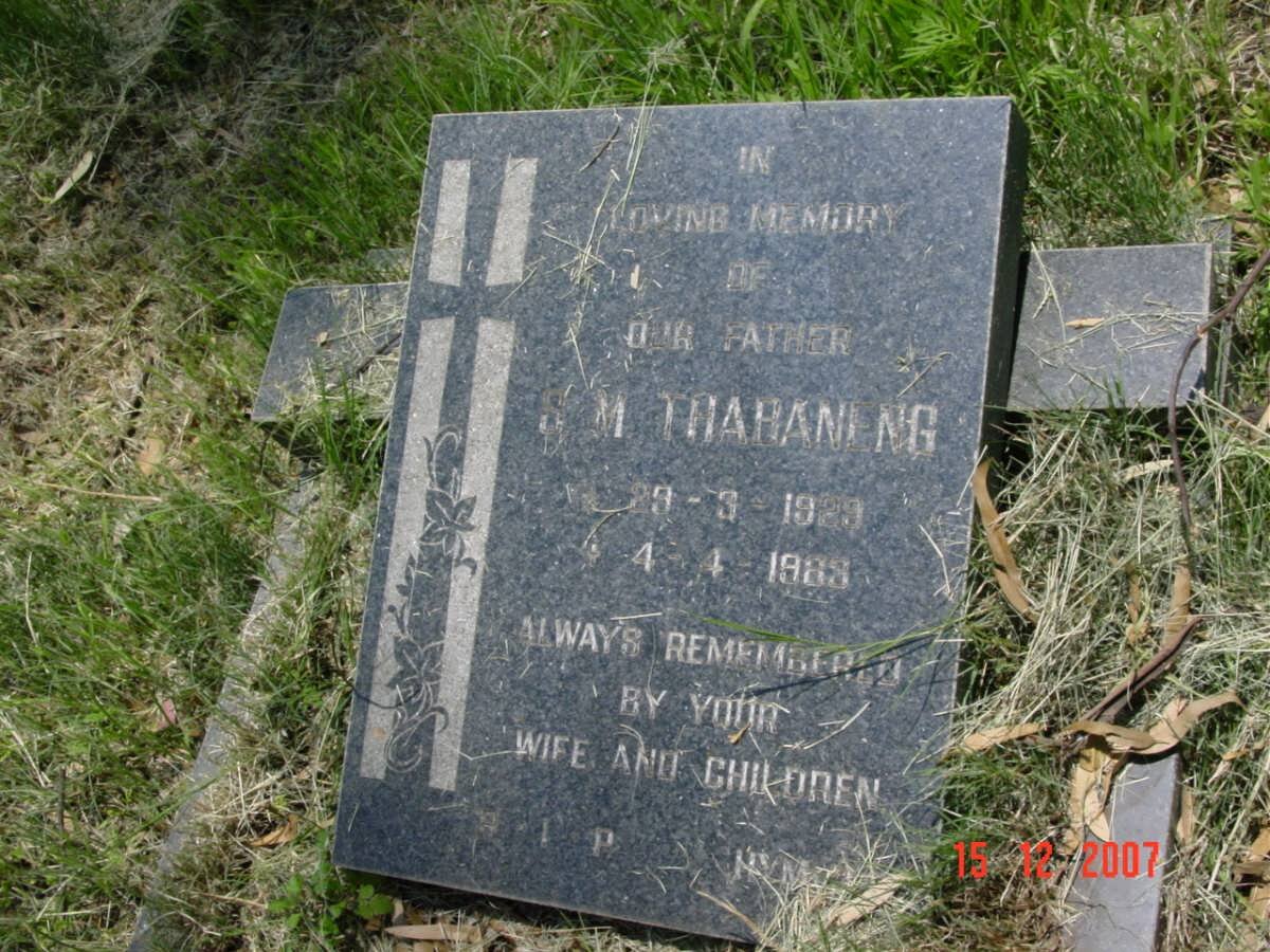 THABANENG S.M. 19?9-1983