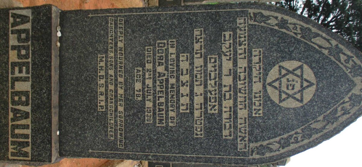 APPELBAUM Dora -1938