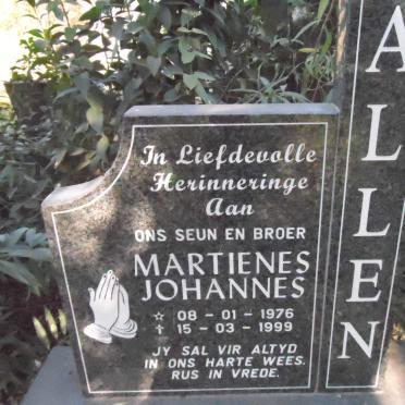 ALLEN Martienes Johannes 1976-1999