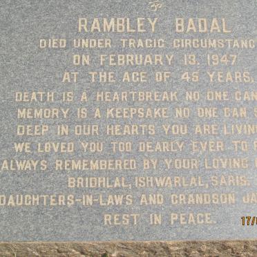 BADAL Rambley -1947