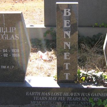 BENNETT Phillip Douglas 1938-1966 &amp; Sonia 1937-1996