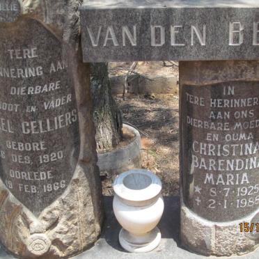 BERG Sarel Celliers, van den 1920-1966 &amp; Christina Barendina Maria 1925-1988