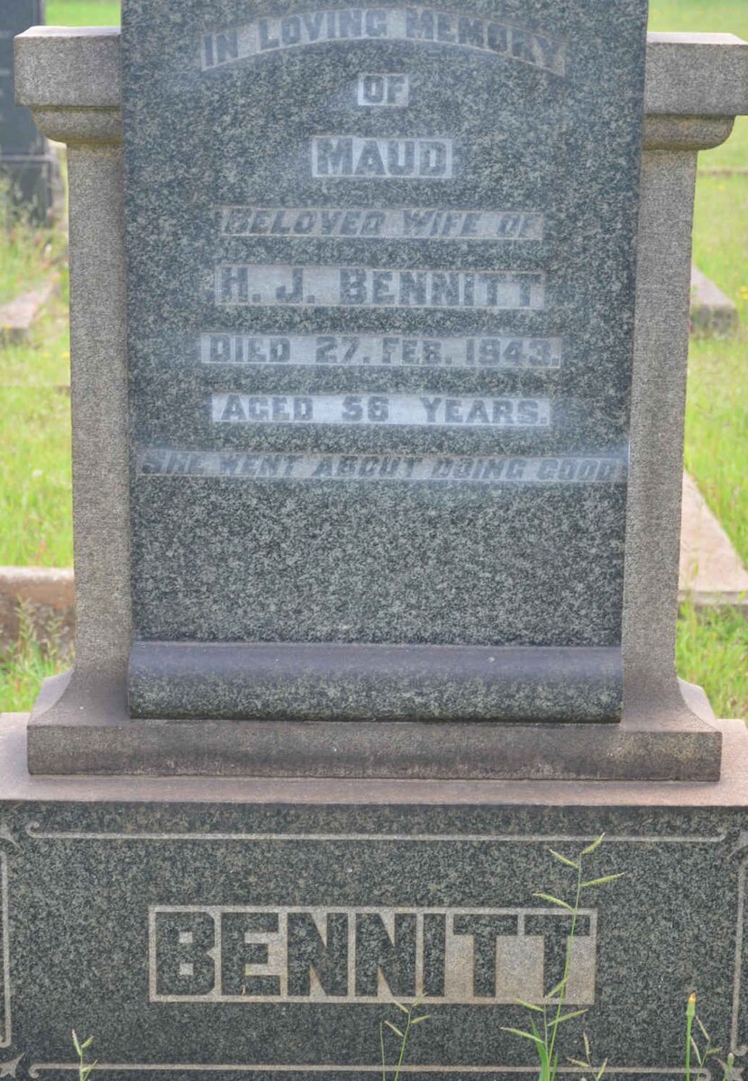 BENNITT Maud -1943