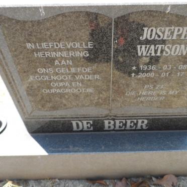 BEER Joseph Watson, de 1936-2000