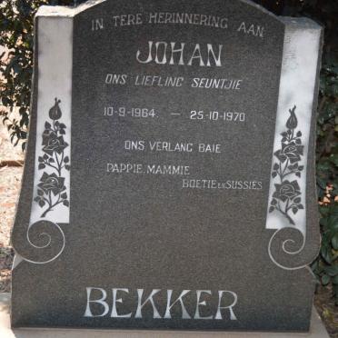 BEKKER Johan 1964-1970