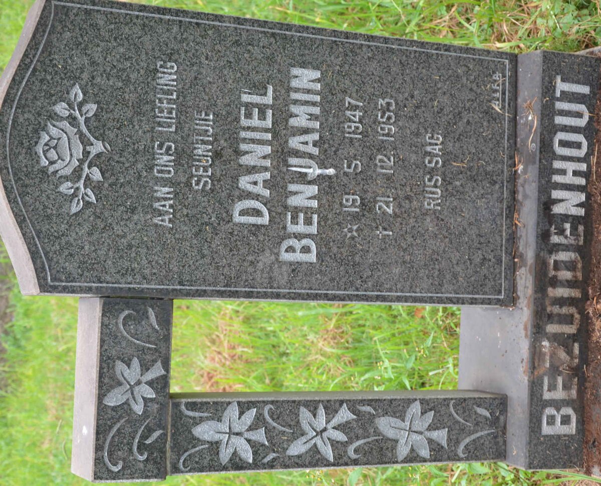 BEZUIDENHOUT Daniel Benjamin 1947-1953