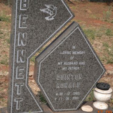 BENNETT Quinton Ronald 1960-2001
