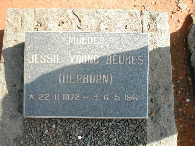 BEUKES Jessie Young nee HEPBURN 1872-1942