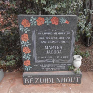 BEZUIDENHOUT Martha Jacoba 1908-1983