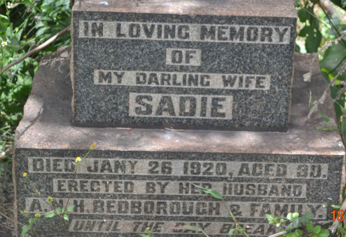 BEDBOROUGH Sadie -1920