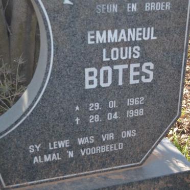 BOTES Emmaneul Louis 1962-1998