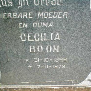 BOON Cecilia 1899-1978