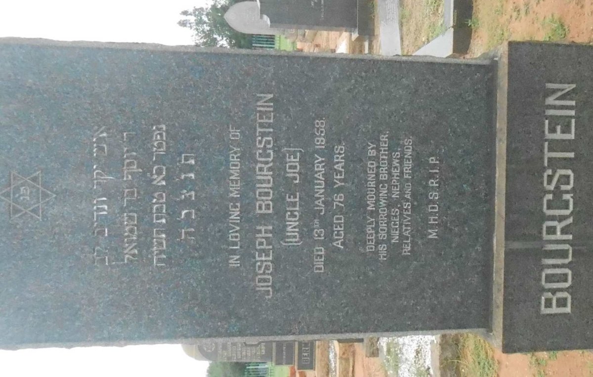 BOURGSTEIN Joseph -1958