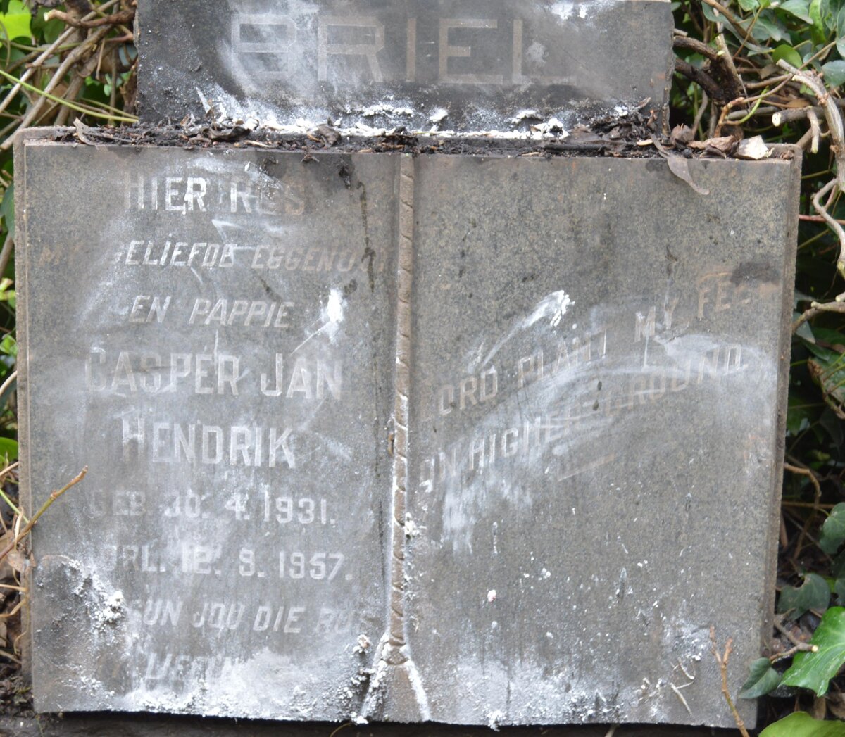 BRIEL Casper Jan Hendrik 1931-1957