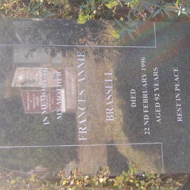 BRASSELL Frances Annie -1996