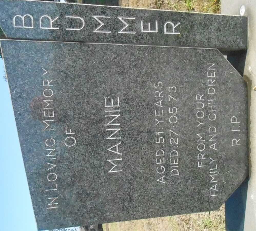 BRUMMER Mannie -1973