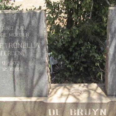 BRUYN Pieter Sarel, de 1895-1968 &amp; Hester Petronella VAN HEERDEN 1903-1989