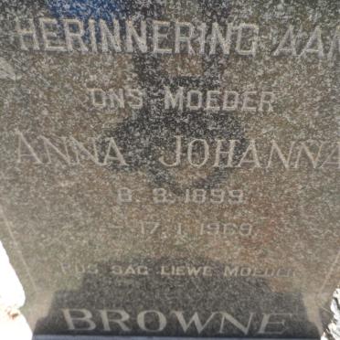BROWNE Anna Johanna 1899-1969