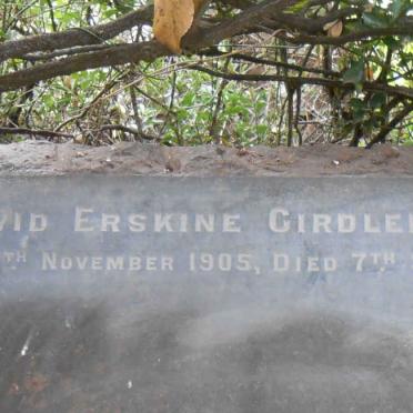 BROWN David Erskine, Cirdler 1905-1911