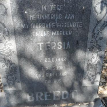 BREEDT Tersia 1948-1981