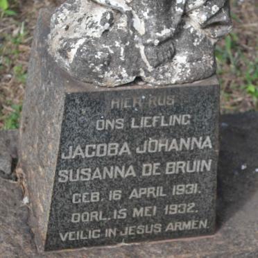 BRUIN Jacoba Johanna Susanna, de 1931-1932