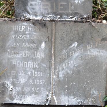 BRIEL Casper Jan Hendrik 1931-1957