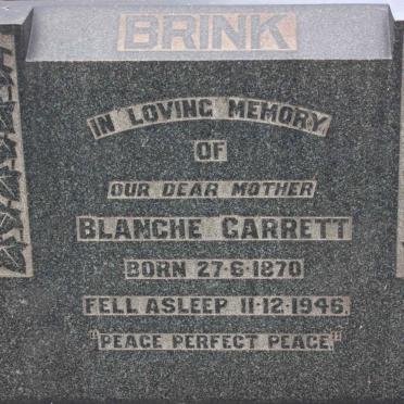 BRINK Blanche Garrett 187)-1946