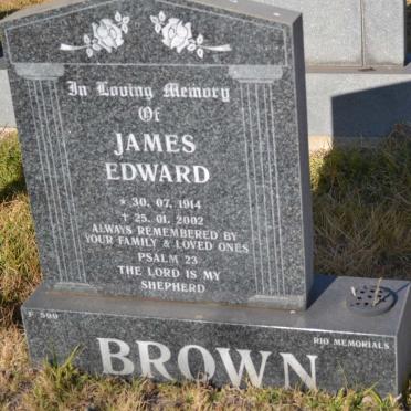 BROWN James Edward 1914-2002