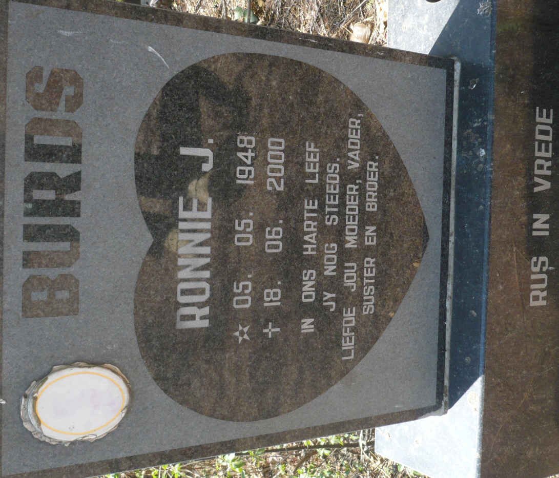 BURDS Ronnie J. 1948-2000