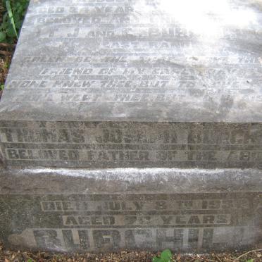 BURCHILL Thomas Joseph -1932 :: BURCHILL George Bell -1927