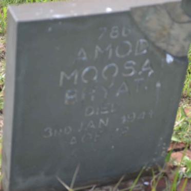 BHYAT Amod Moosa -1941