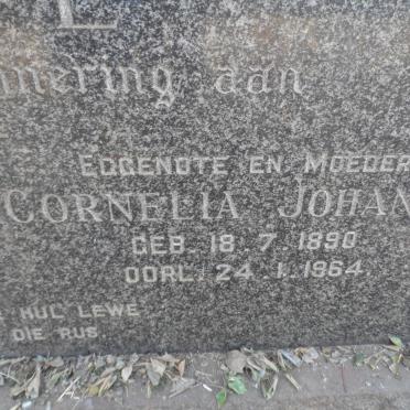 CLOETE Cornelia Johanna 1890-1964