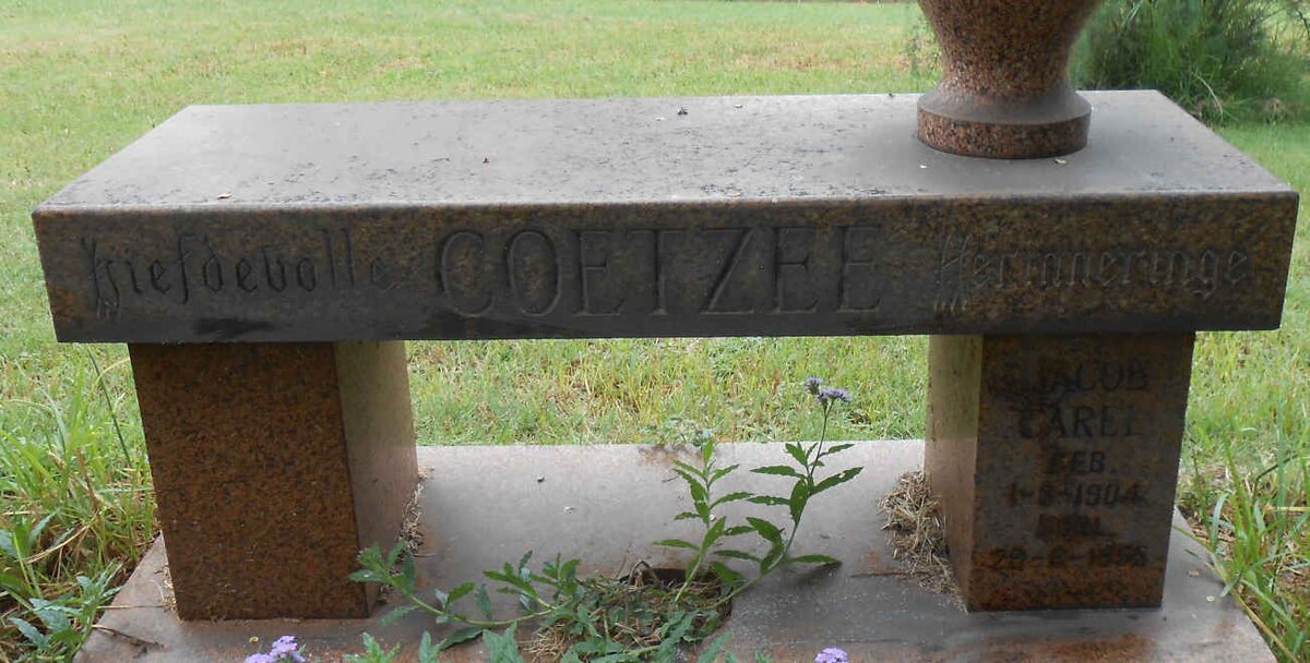 COETZEE Jacob Carel 1904-1955