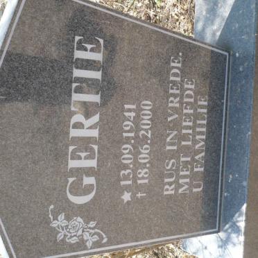 COETZEE Gertie 1941-2000