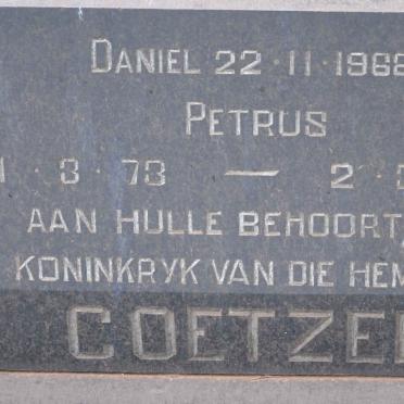 COETZEE Daniel -1968 :: COETZEE Petrus 1973-1973