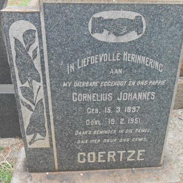 COERTZE Cornelius Johannes 1897-1951