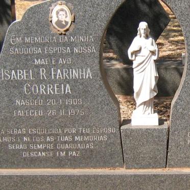 CORREIA Antonio 1912-1984 &amp; Isabel R. Farinha 1908-1975