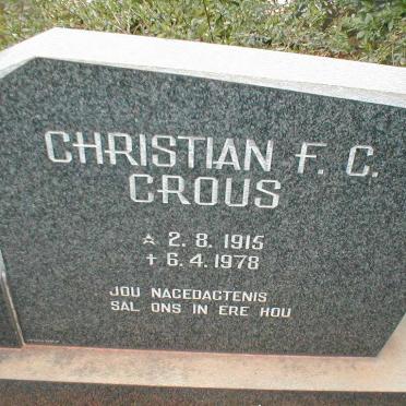 CROUS Christian F.C. 1915-1978