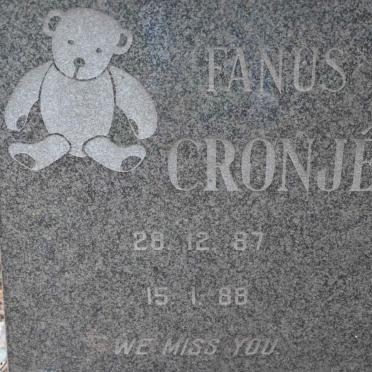 CRONJÉ Fanus 1987-1988