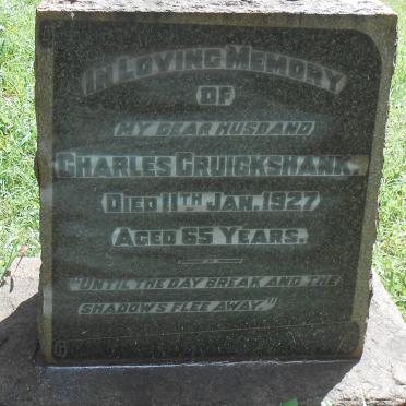 CRUICKSHANK Charles -1927