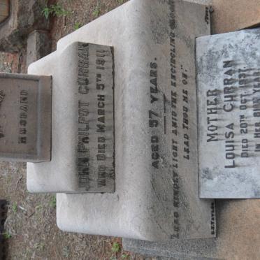 CURRAN John Philpot -1911 &amp; Louisa -1937