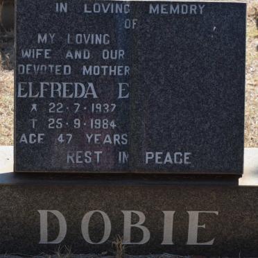 DOBIE Elfreda E. 1937-1984
