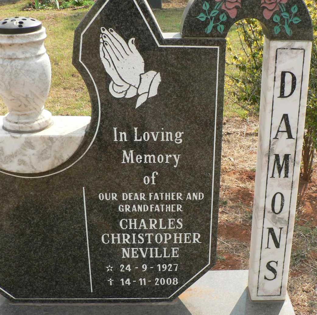 DAMONS Charles Christopher Neville 1927-2008