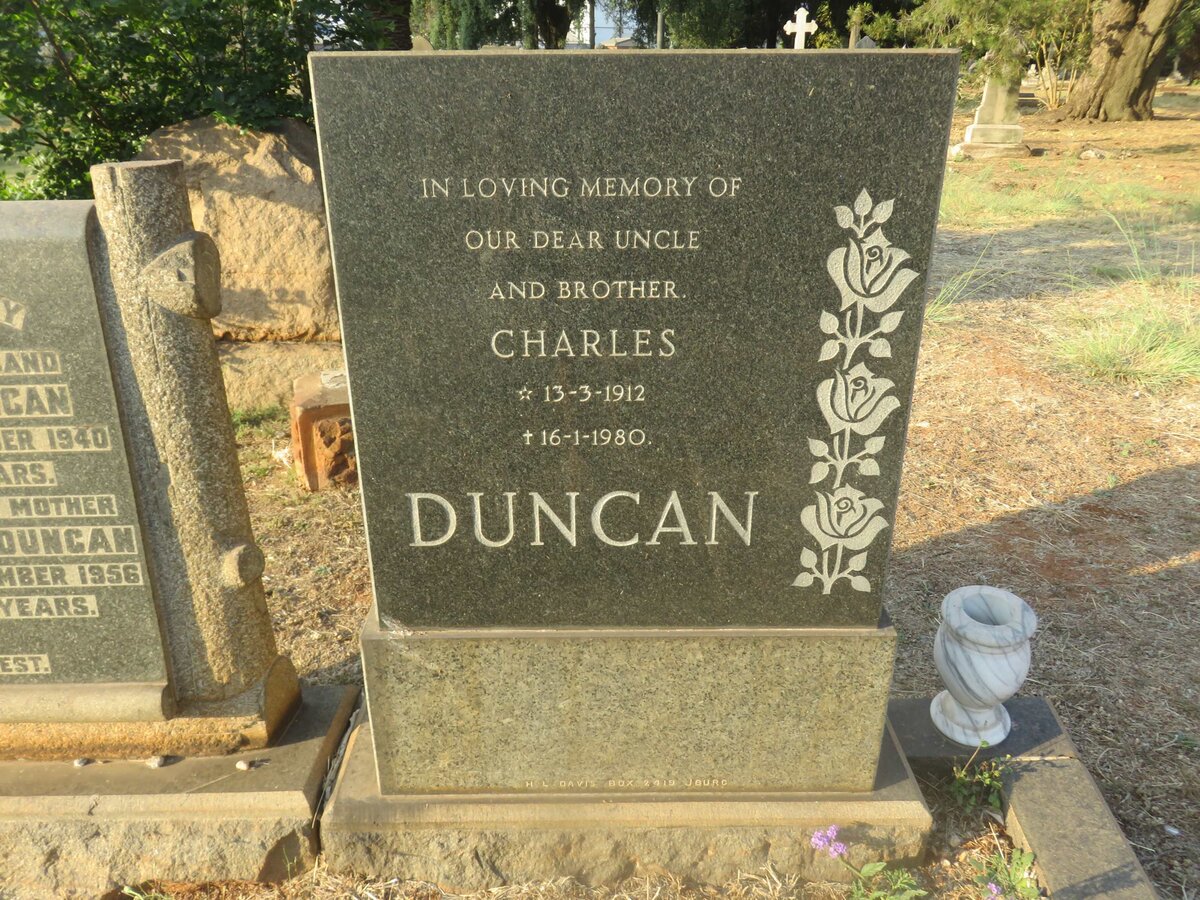 DUNCAN Charles 1912-1980