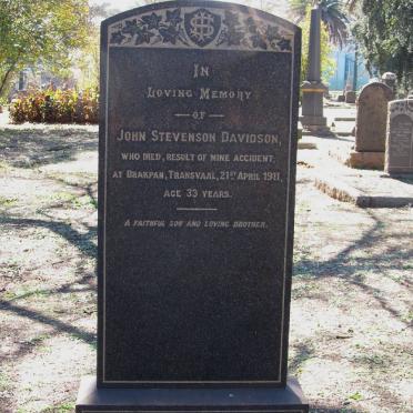 DAVIDSON John Stevenson -1911