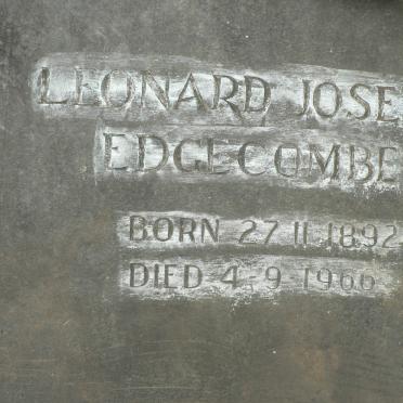 DRAKE Leonard Joseph Edgecombe 1892-1966 &amp; Eliza Sarah 1890-1966
